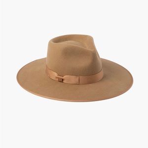 Lack Of Color Tan Wide-Brim Hat